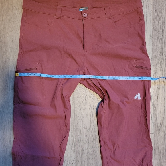 Eddie Bauer First Ascent Rose colored Ankle Capris Sz 16 - Picture 8 of 14